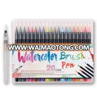 Water brush pen 20 color set for painting art brush