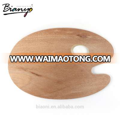 Professional Wooden Round Shape Painting Palette For Artists